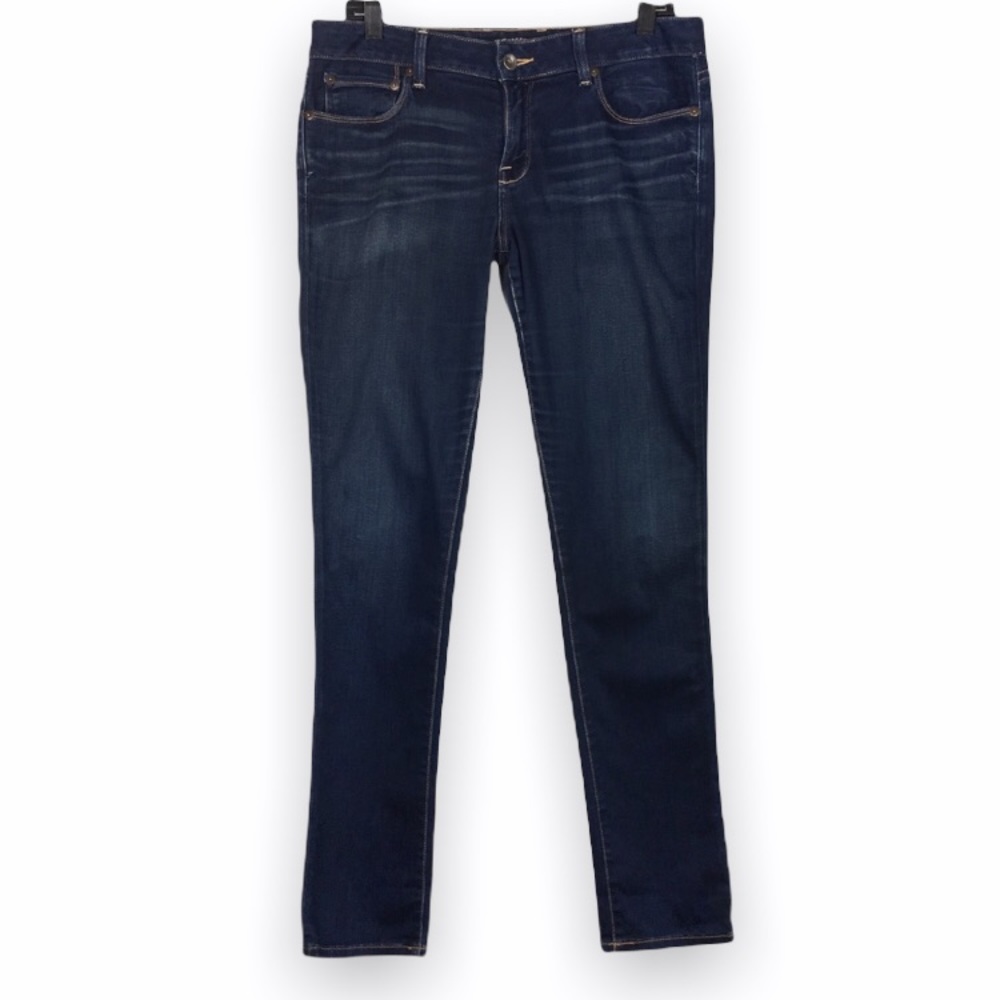 Lucky Brand Womens Size 10 30‎ Lola Denim Whiskered Dark Wash Jeans